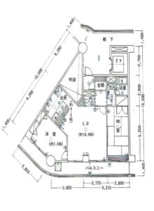 間取　洋室約21.79坪(間取)
