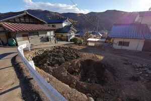 北側道路より撮影(外観)